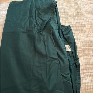 Dark Green/ teal Queen Flat Sheet